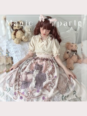 Sketch Cat Lolita Skirt SK by Magic Tea Party (MP150)